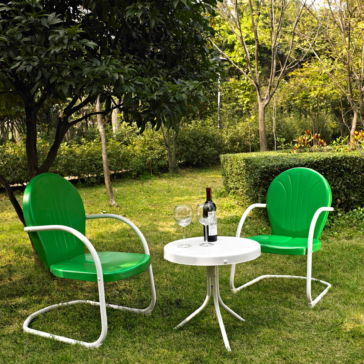 Griffith 3Pc Retro Outdoor Chair Set