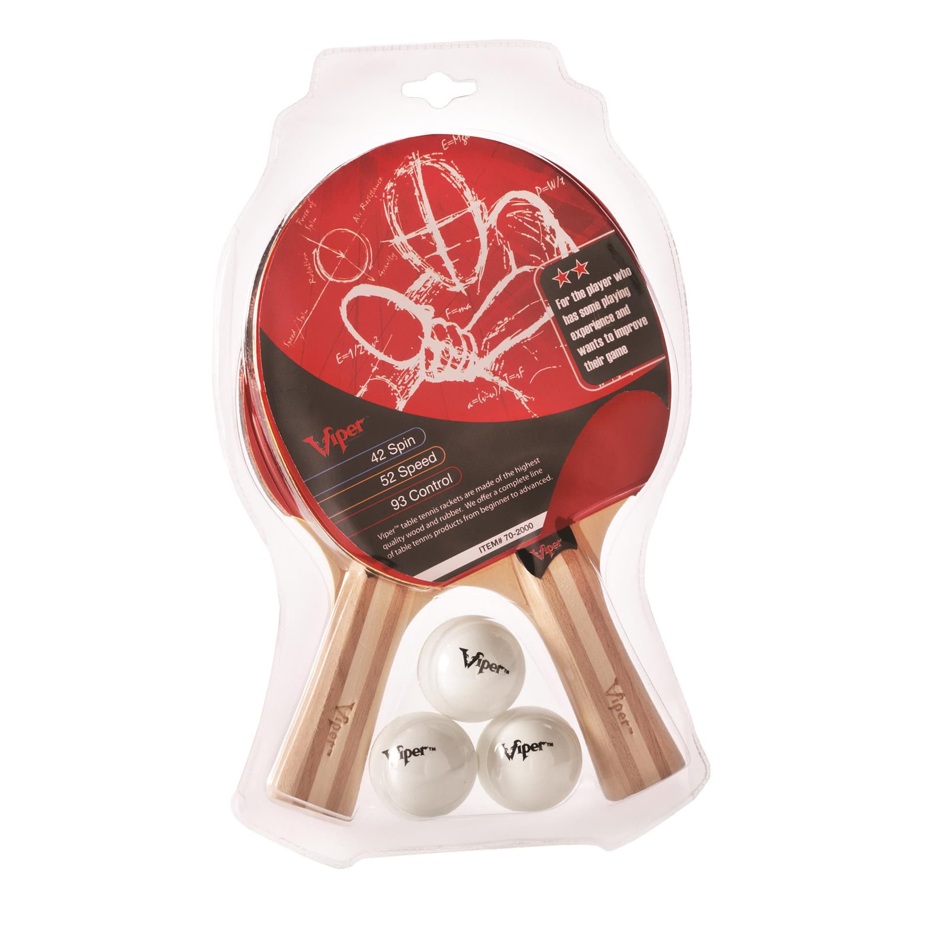 Viper Two Racket Table Tennis Set