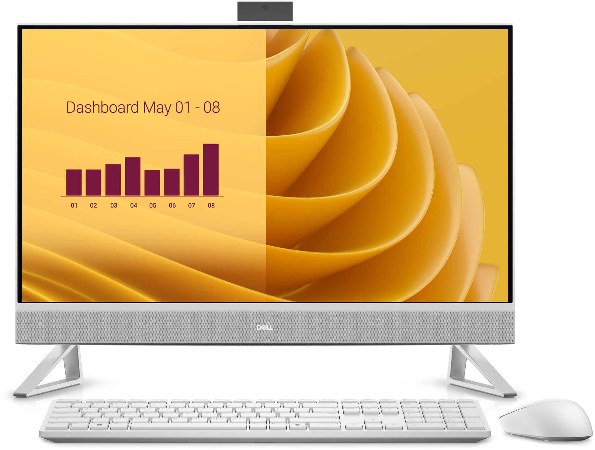 Inspiron 27" 16GB/1TB All in One Desktop Non Touch w/ Wireless Keyboard and Mouse White