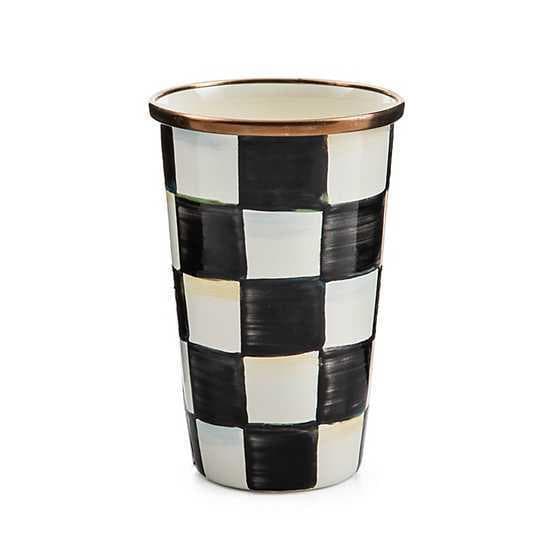 emerald check 10 ounce tumbler
