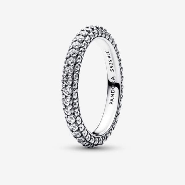 Timeless Pave Single-Row Ring Size 7.5