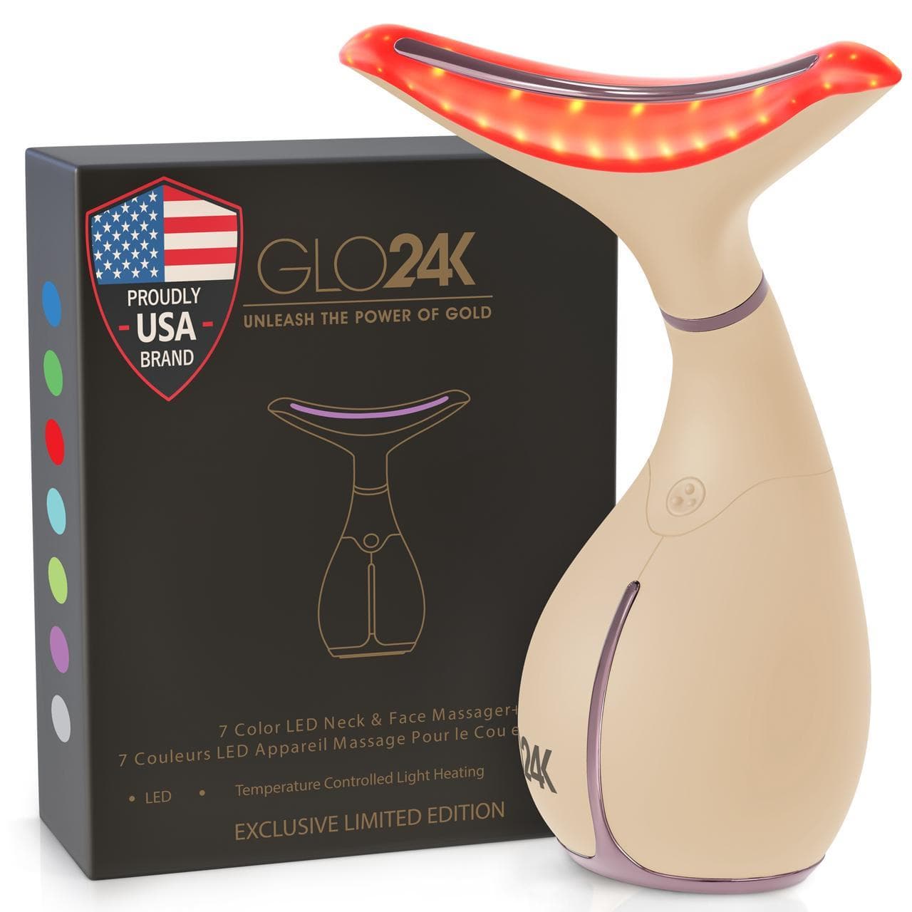 7 Color LED Neck and Face Beauty Device