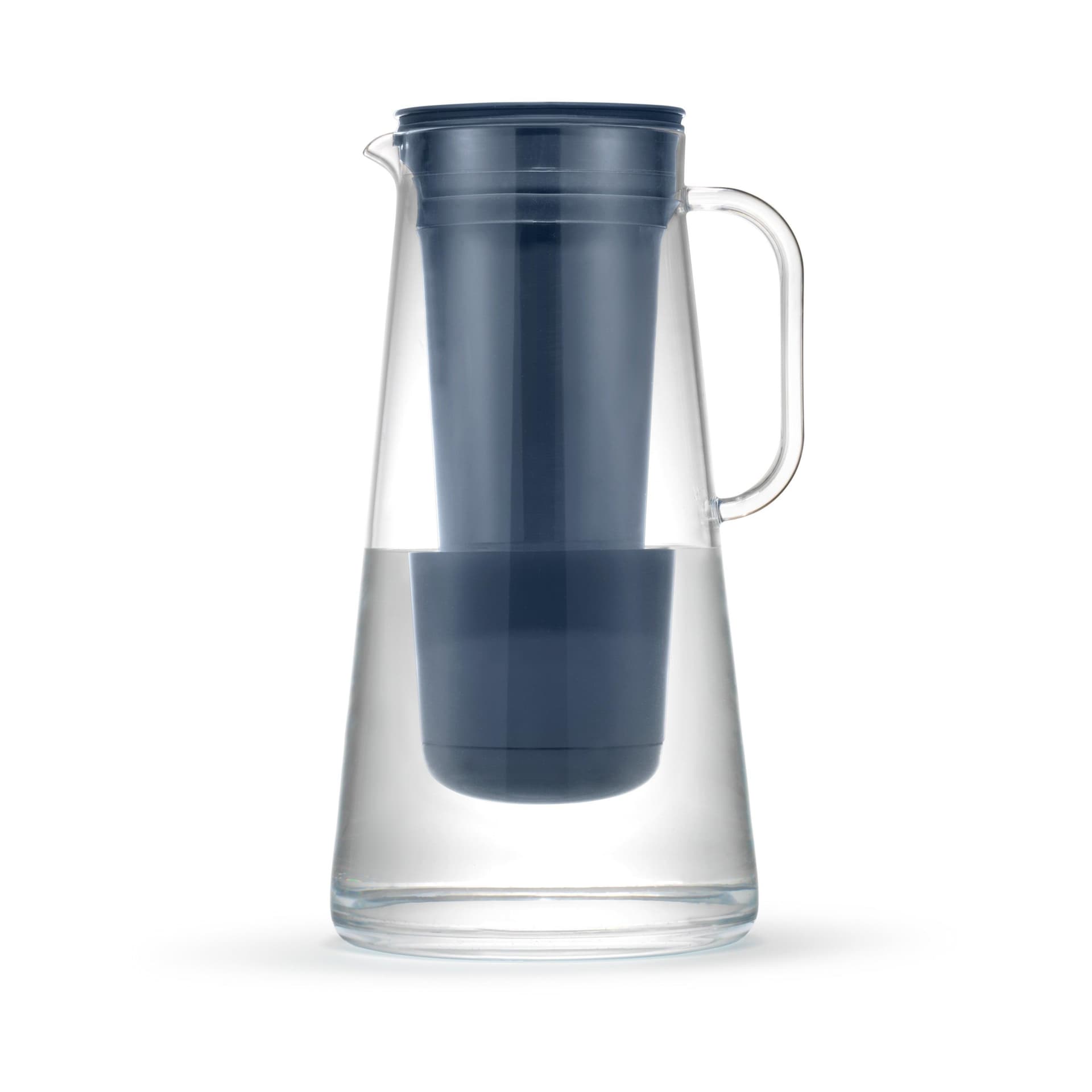 LifeStraw Home 7 Cup BPA-Free Water Filter Pitcher Midnight Blue