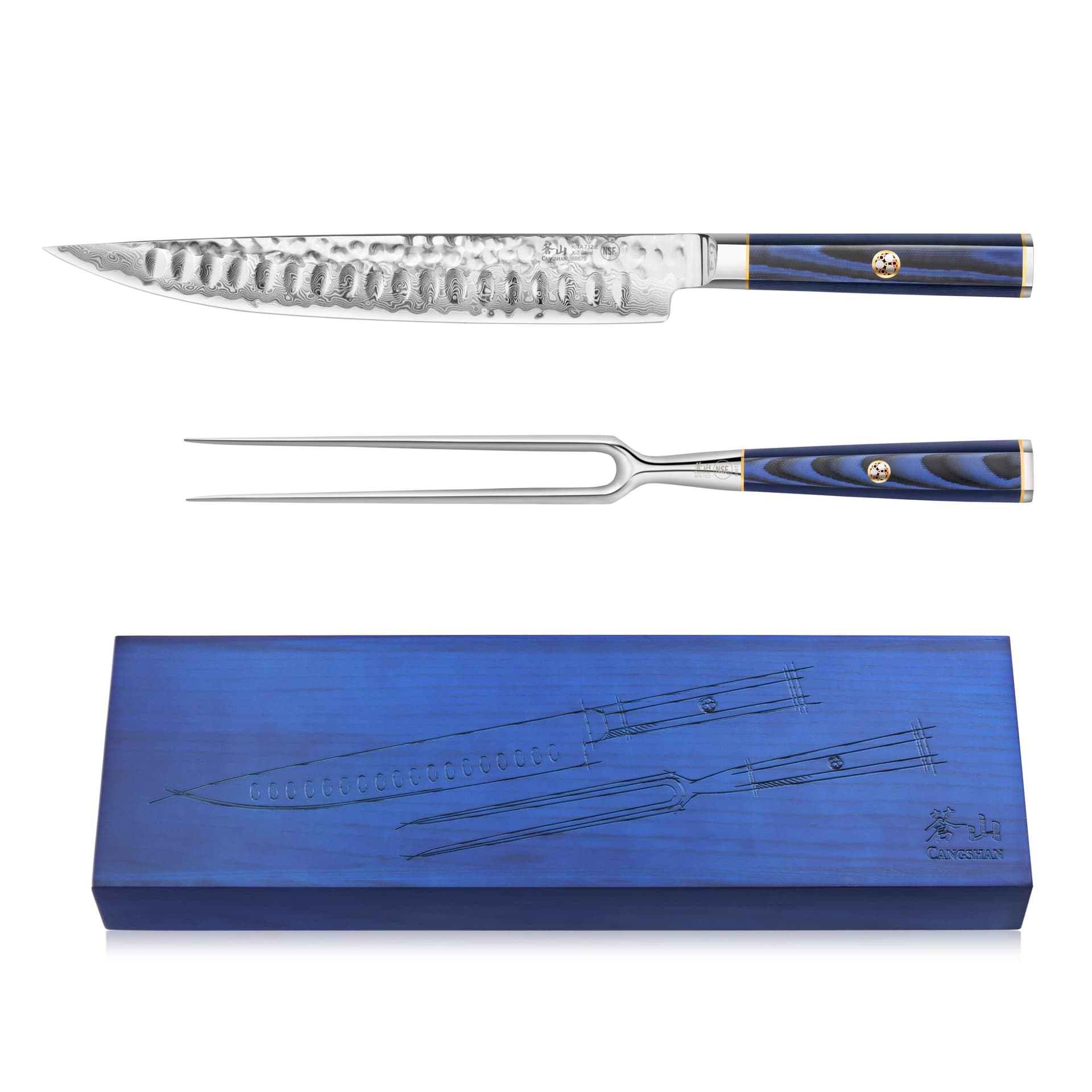 2-Piece KITA Series Carving Set w/Ash Box