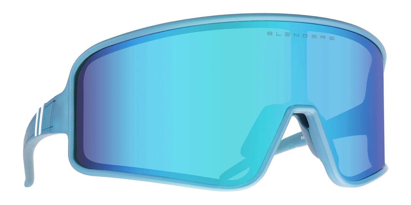 Blenders - Eclipse Rain Walker Sunglasses - (Frame) Satin Metallic Blue; (Lens) Blue