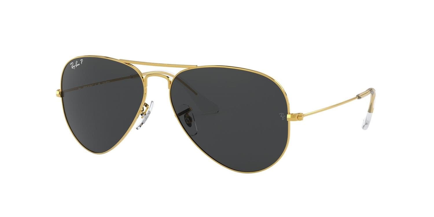 Aviator Classic Unisex Sunglasses Polari Size 58