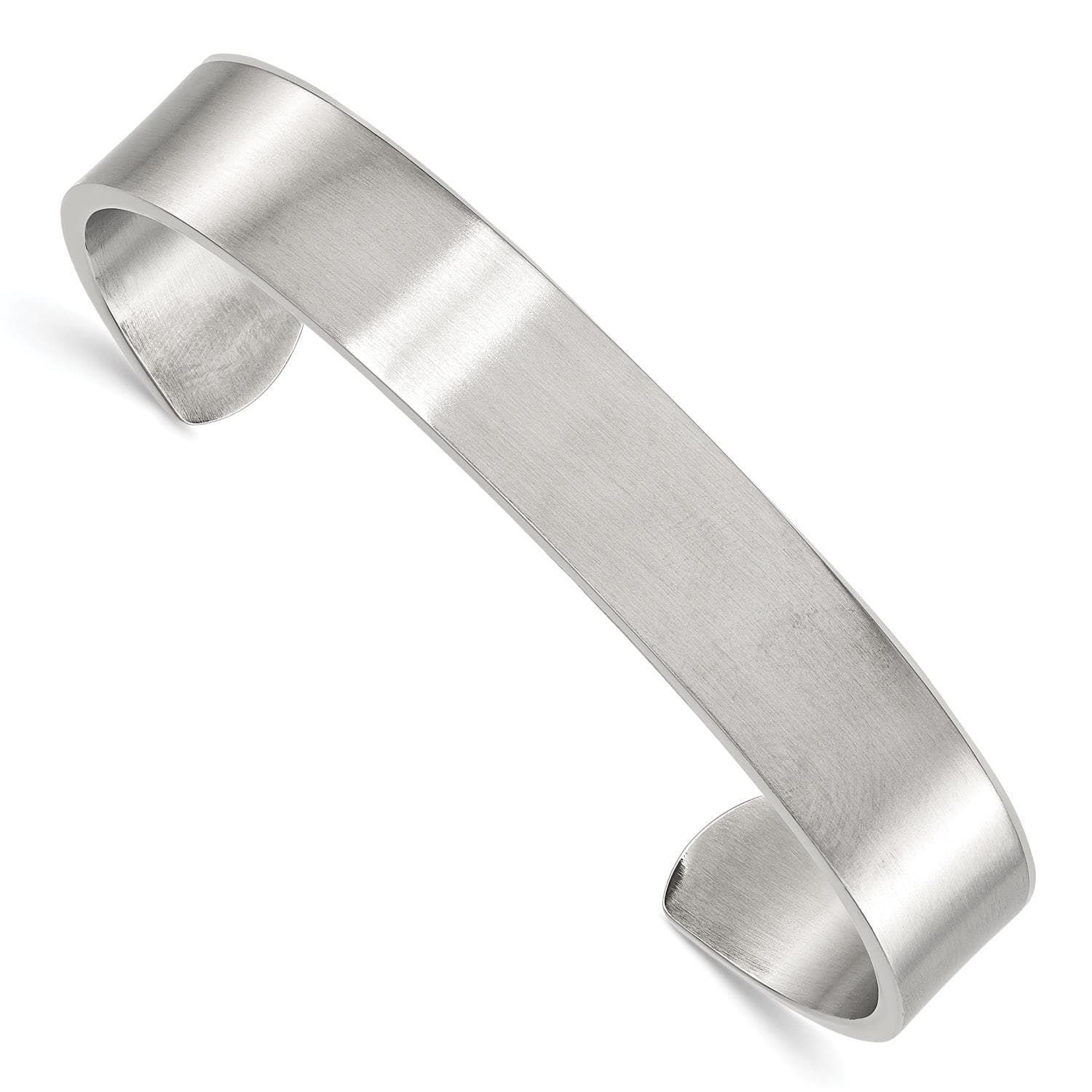 Stainless Steel Brushed Cuff Bangle