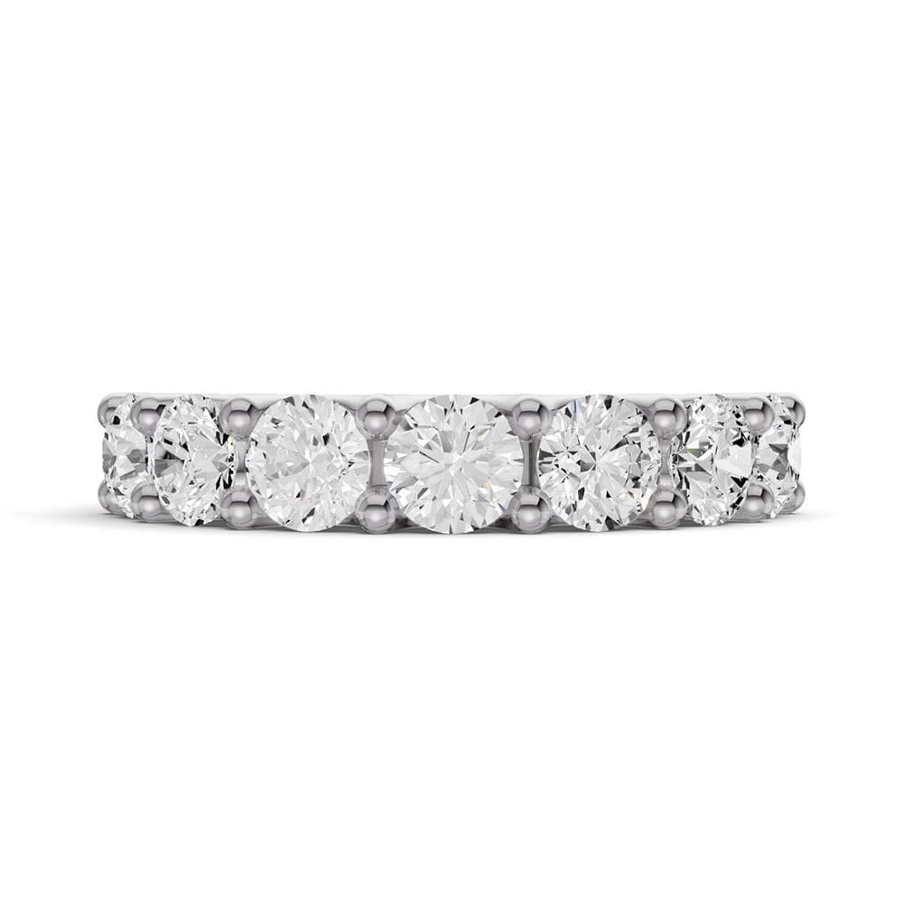 1CTW 7 Stone Round Lab Diamond Band Size 5