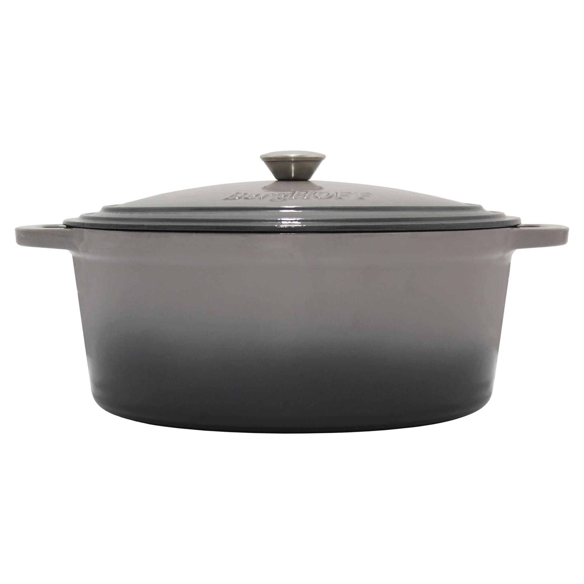 Neo 8qt Cast Iron Oval Cast Cov Dutch Oven, Meringue