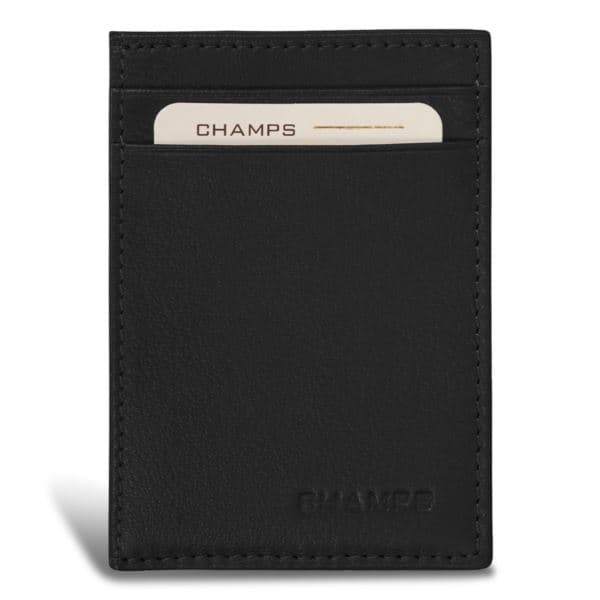 Onyx Leather Mag Hybrid Card Holder Size 2.75"x4"
