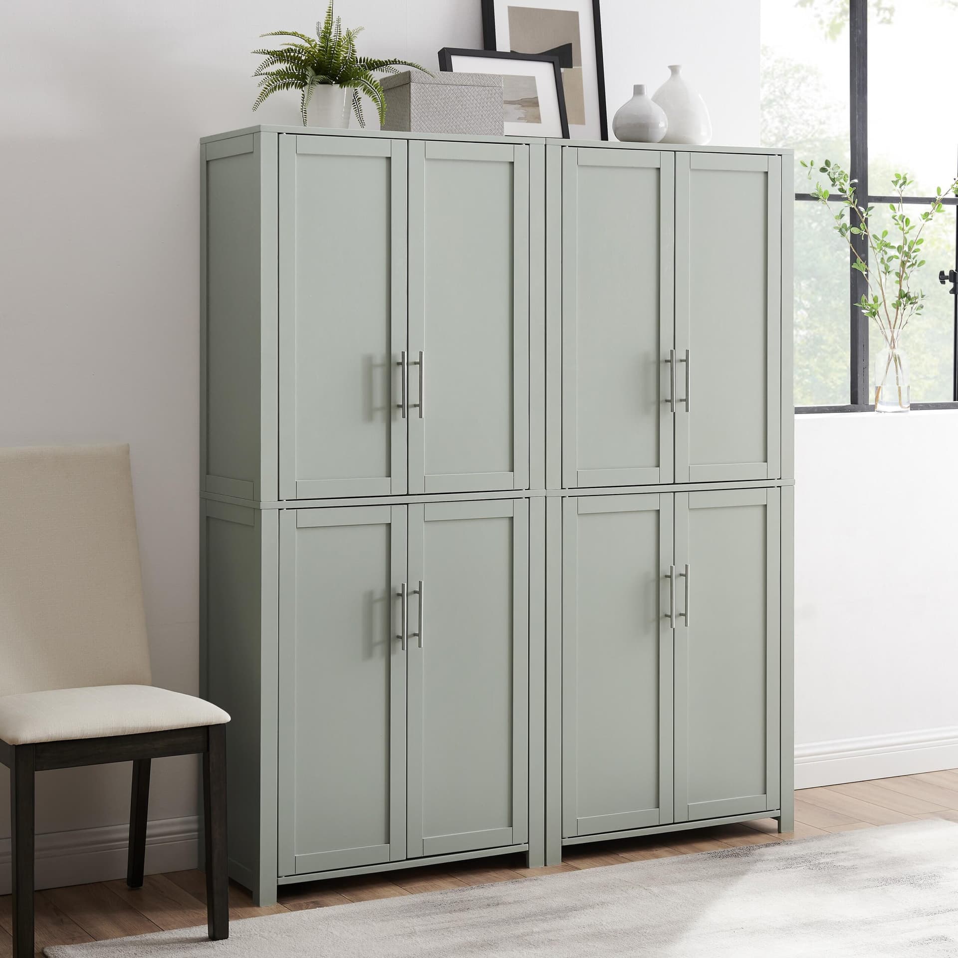 Savannah 2-Piece Kitchen Storage Pantry Set