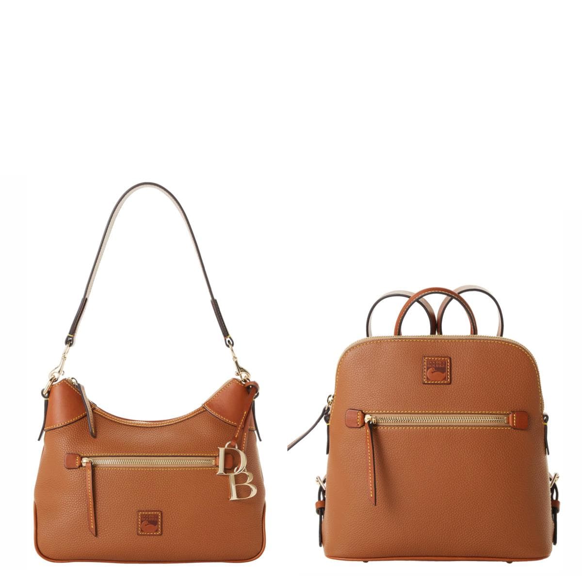 Pebble Grain Hobo and Backpack Set