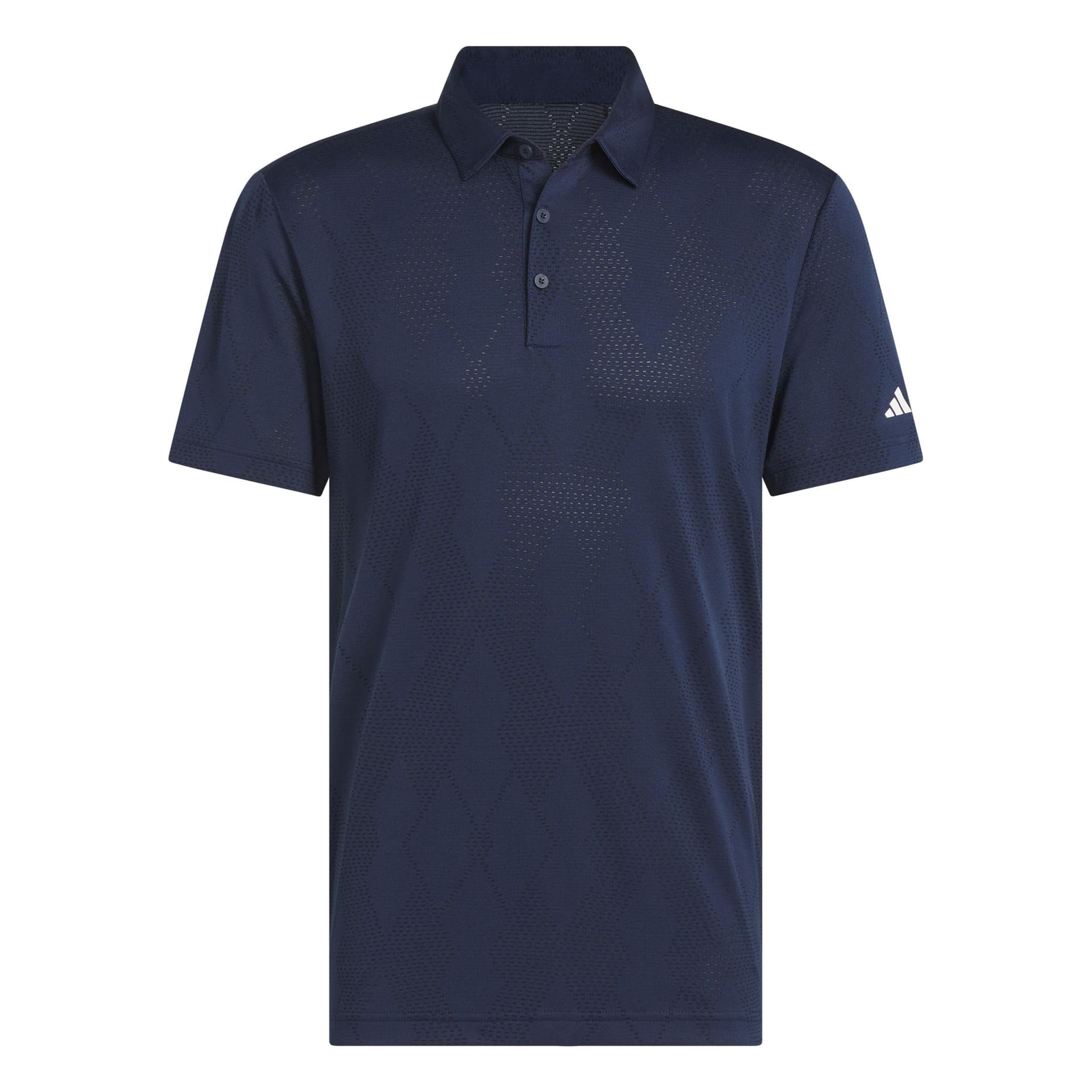Adidas Ultimate365 Micro Texture Polo Shirt - Collegiate Navy/M