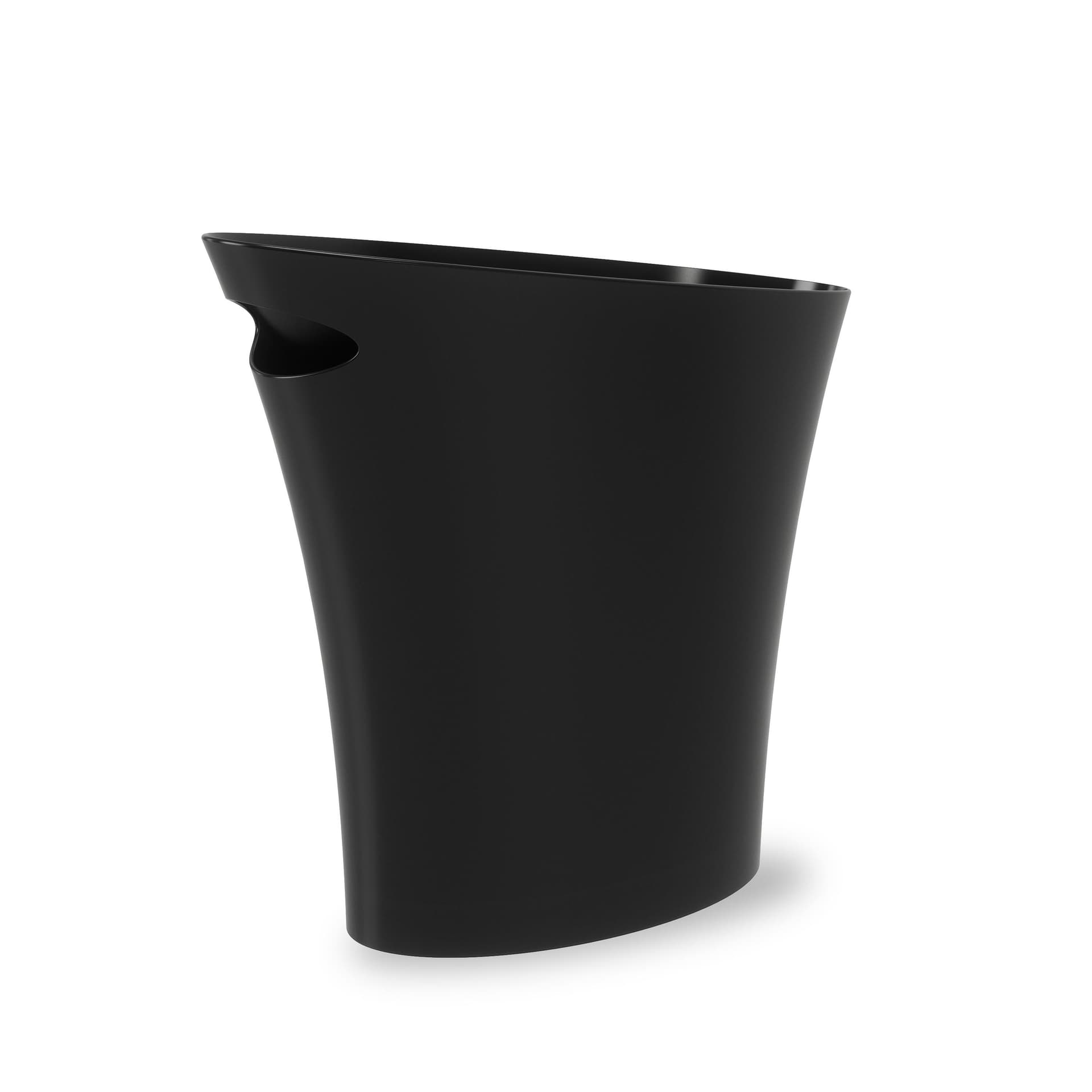 Skinny Trash Can 2G Black