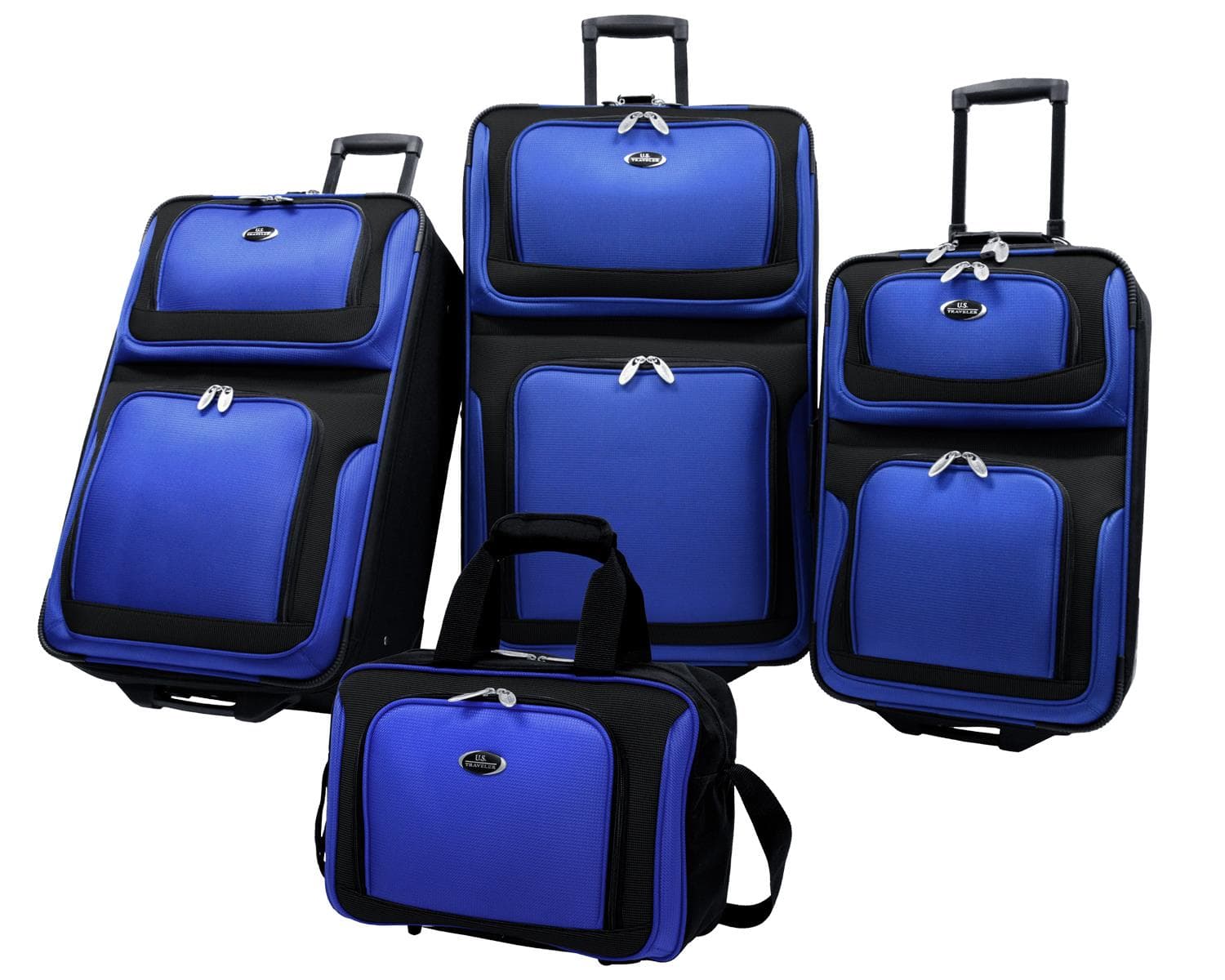 New Yorker 4-Piece Luggage Set in Black