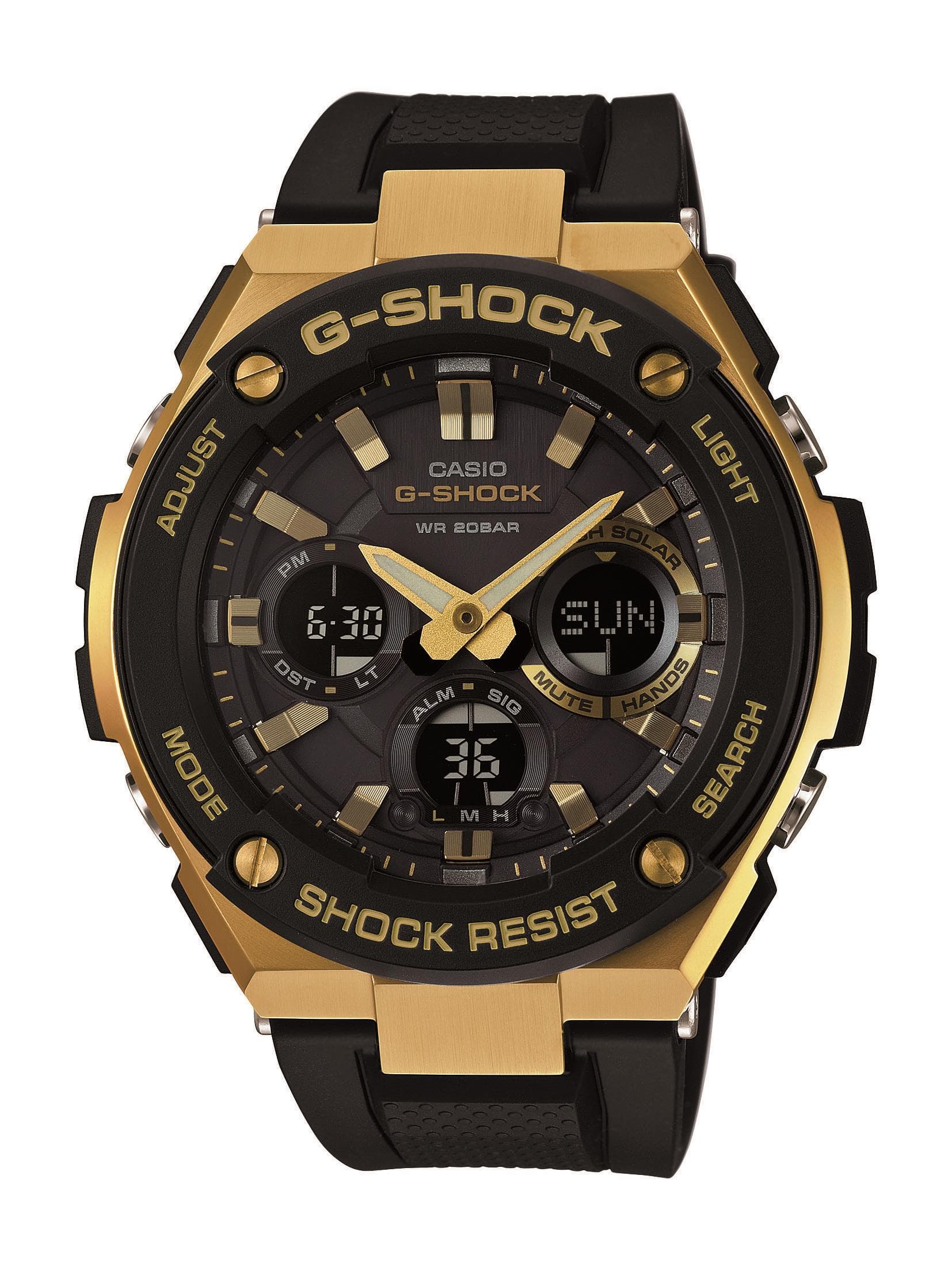 G-Shock G-Steel Solar Watch Black/Gold