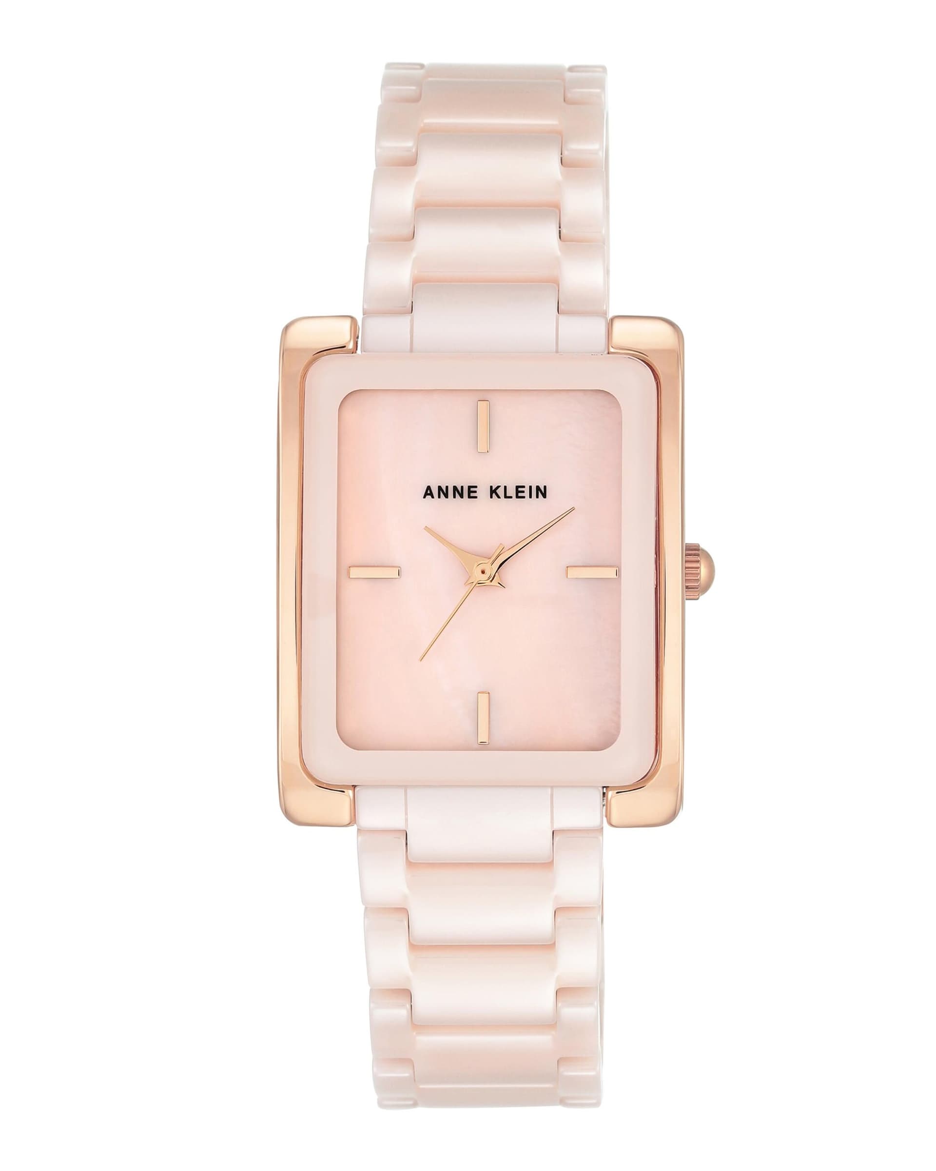Women's Light Pink Ceramic Bracelet Watch