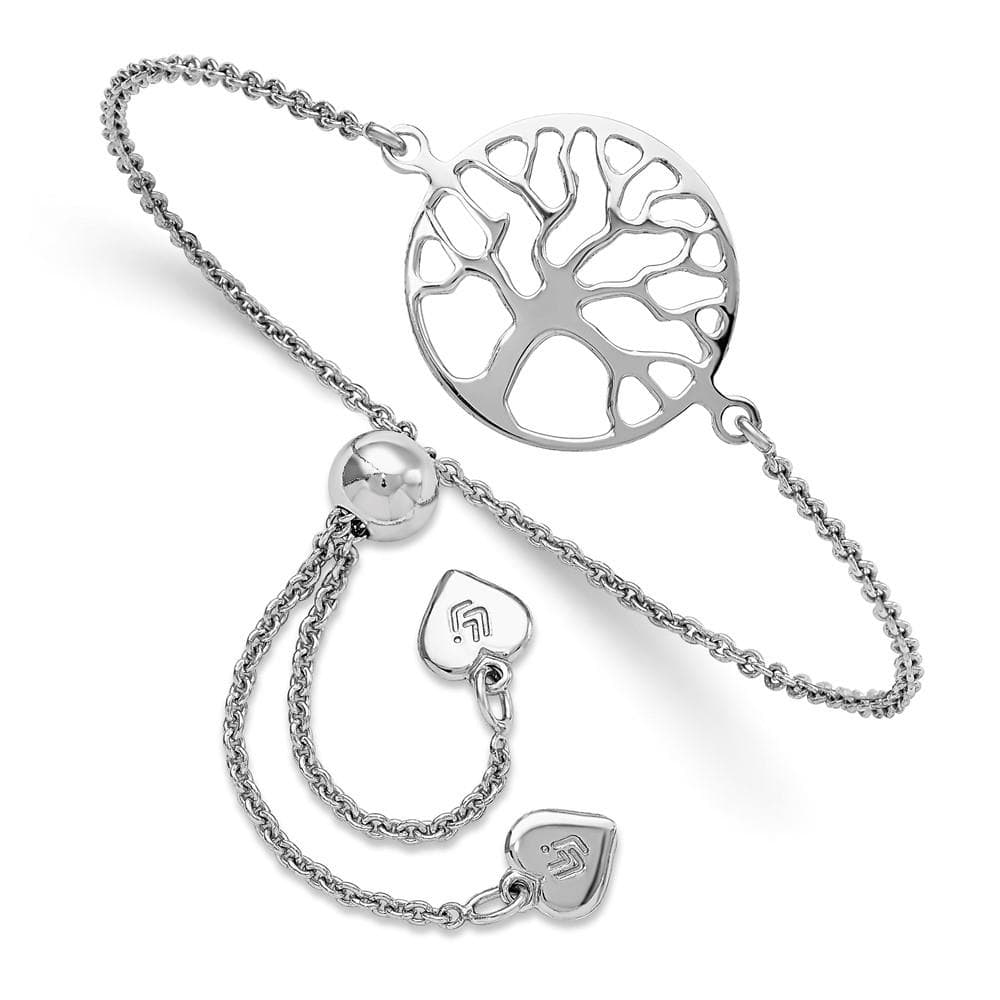 Sterling Silver Tree of Life Adjustable Bracelet