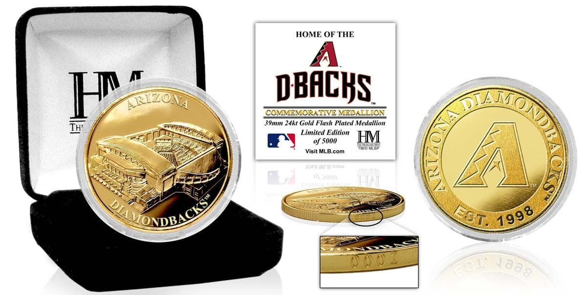Arizona Diamondbacks "Stadium" Gold Coin