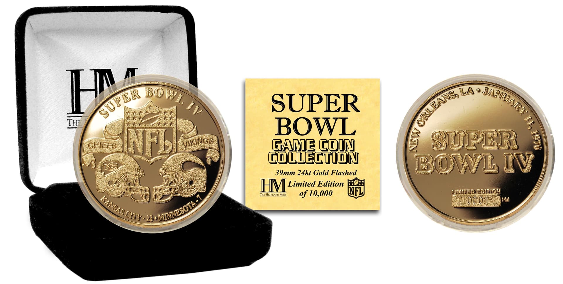 Super Bowl IV Flip coin