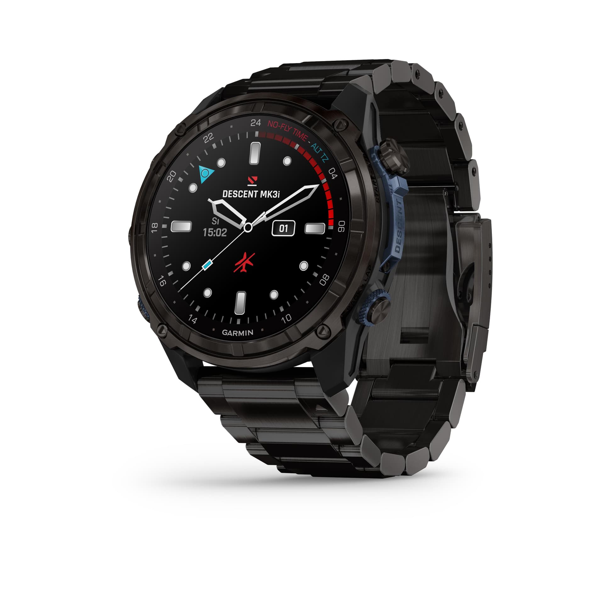 Descent Mk3i 51 mm, Carbon Gray DLC Titanium with DLC Titanium Band