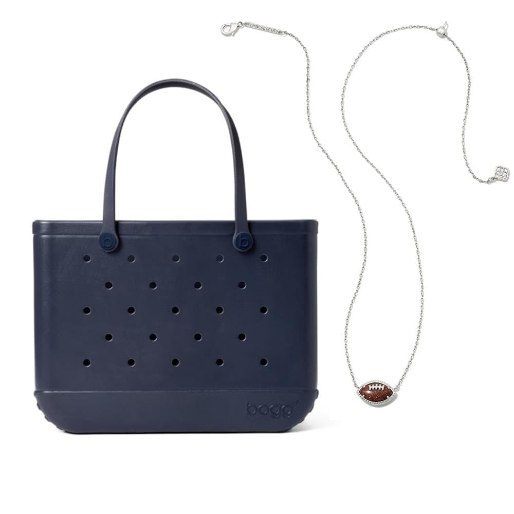 Original Bogg Bag & Kendra Scott Football Necklace