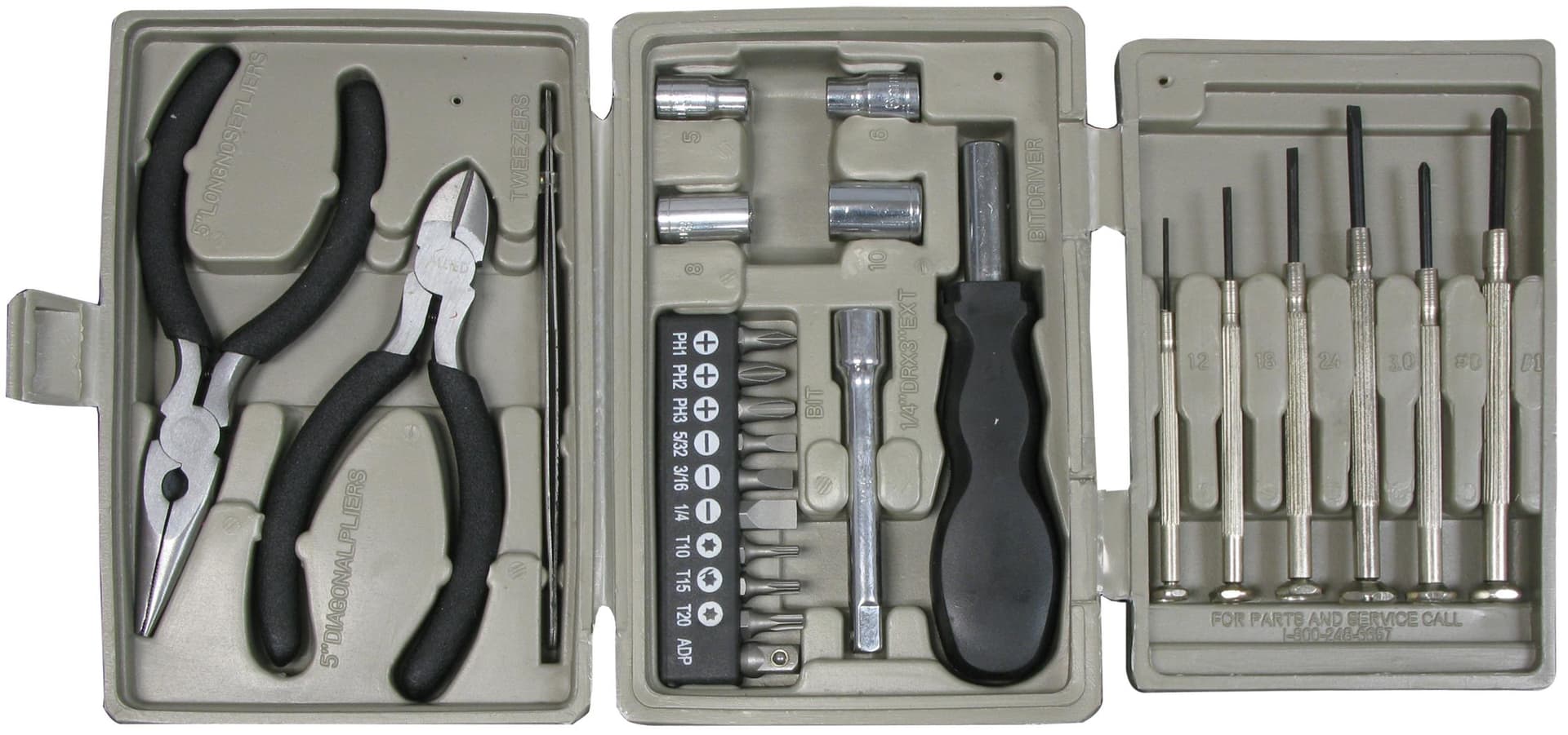 25-Piece Mini Tool Set in Case