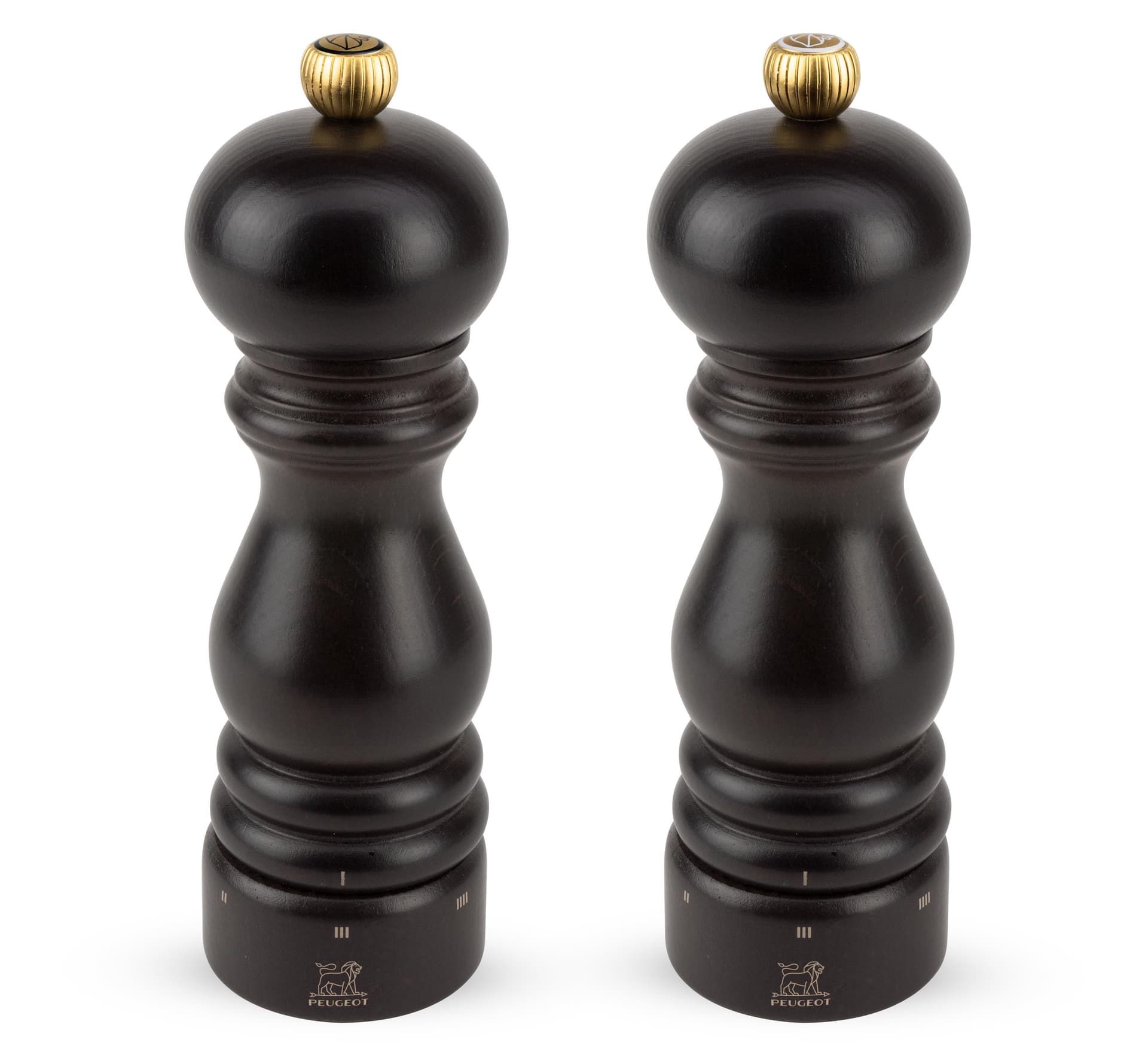 Paris U'Select 18cm Manual Salt and Pepper Mill Duo - Chocolate