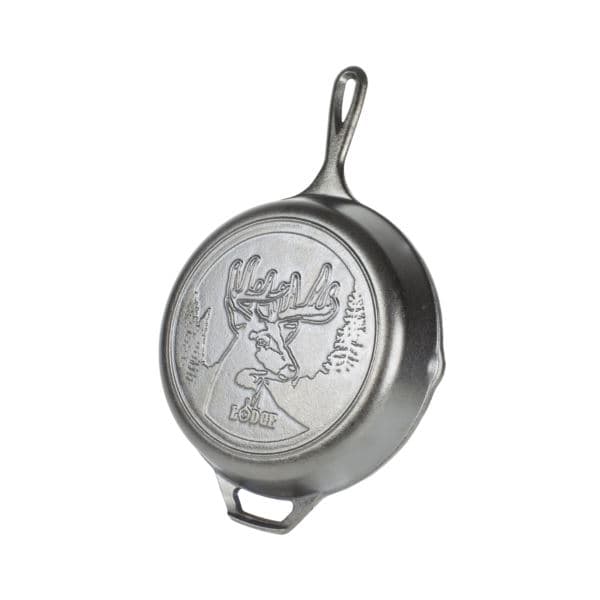 Lodge - Wildlife Series 10.25-Inch Cast Iron Deer Skillet