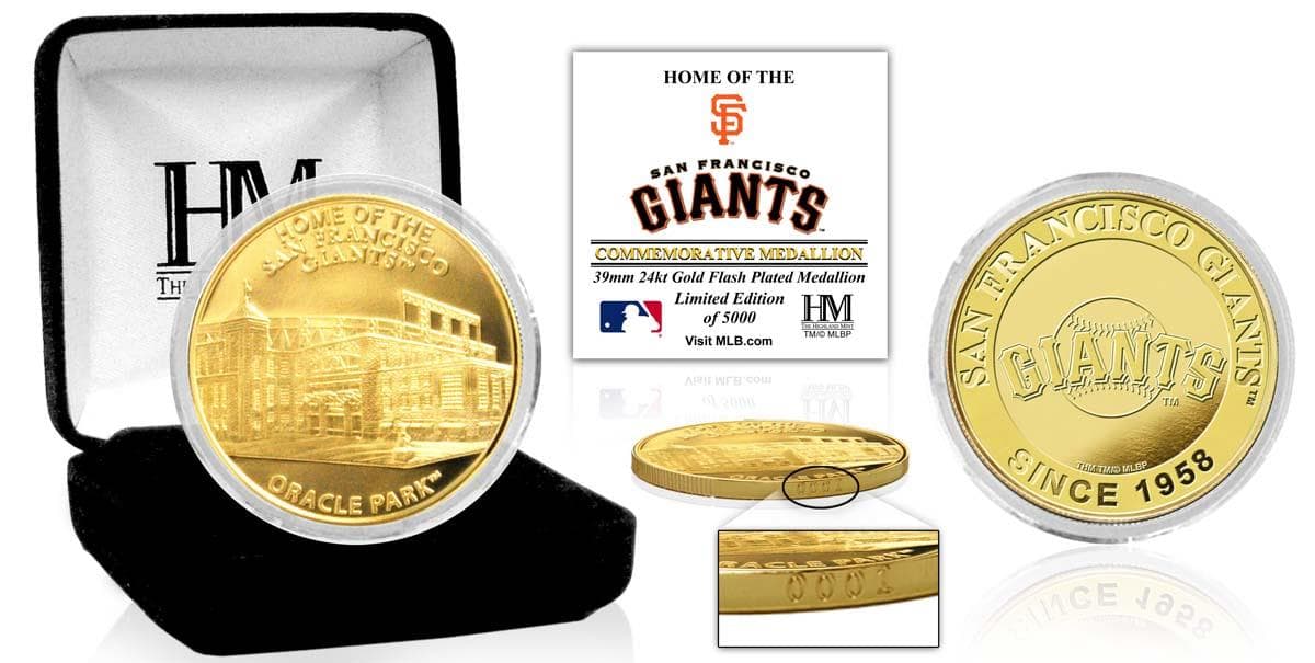 San Francisco Giants "Stadium" Gold Coin