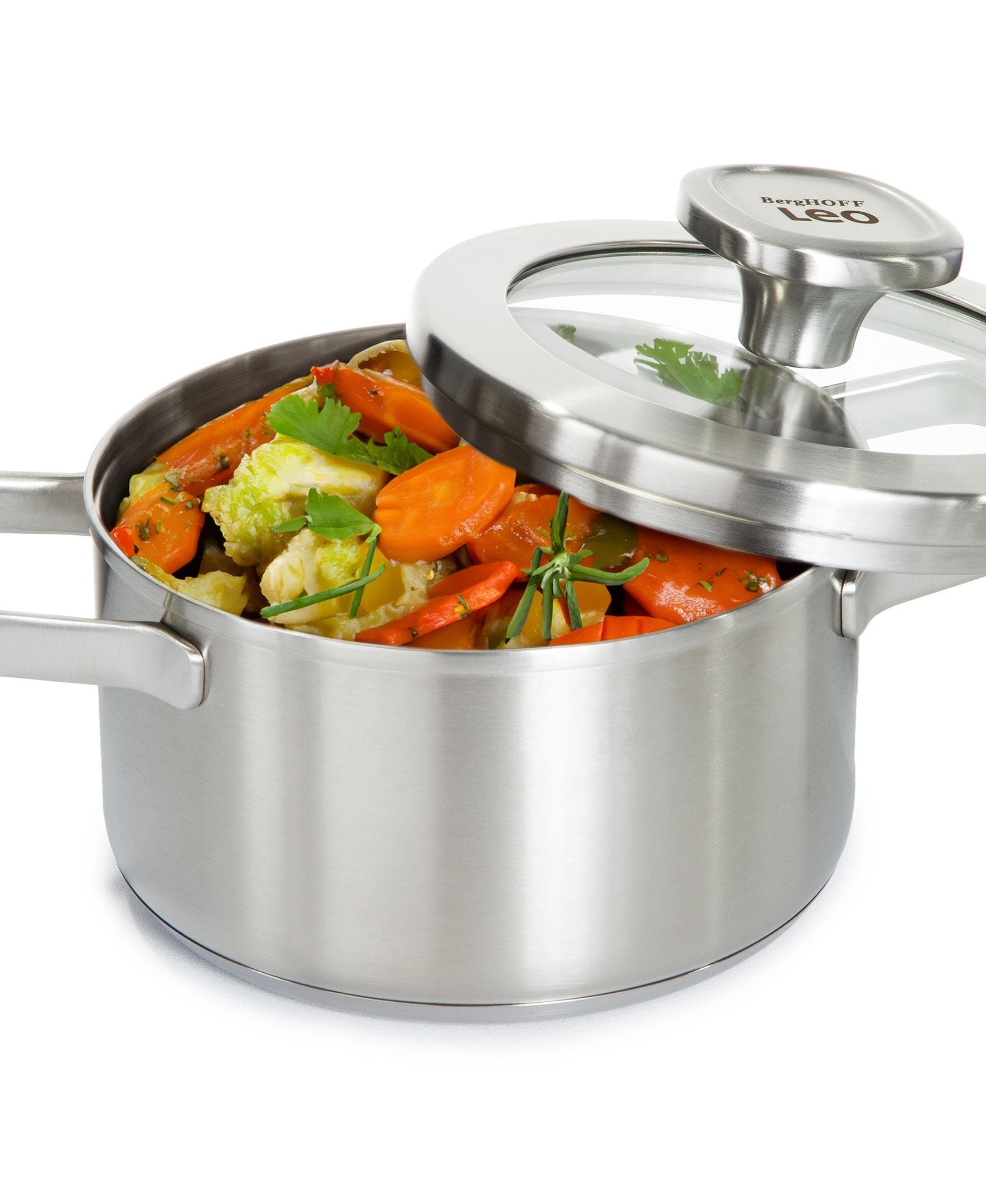 Leo Graphite Recycled 6.25" SS Cov Stockpot, 1.7Qt
