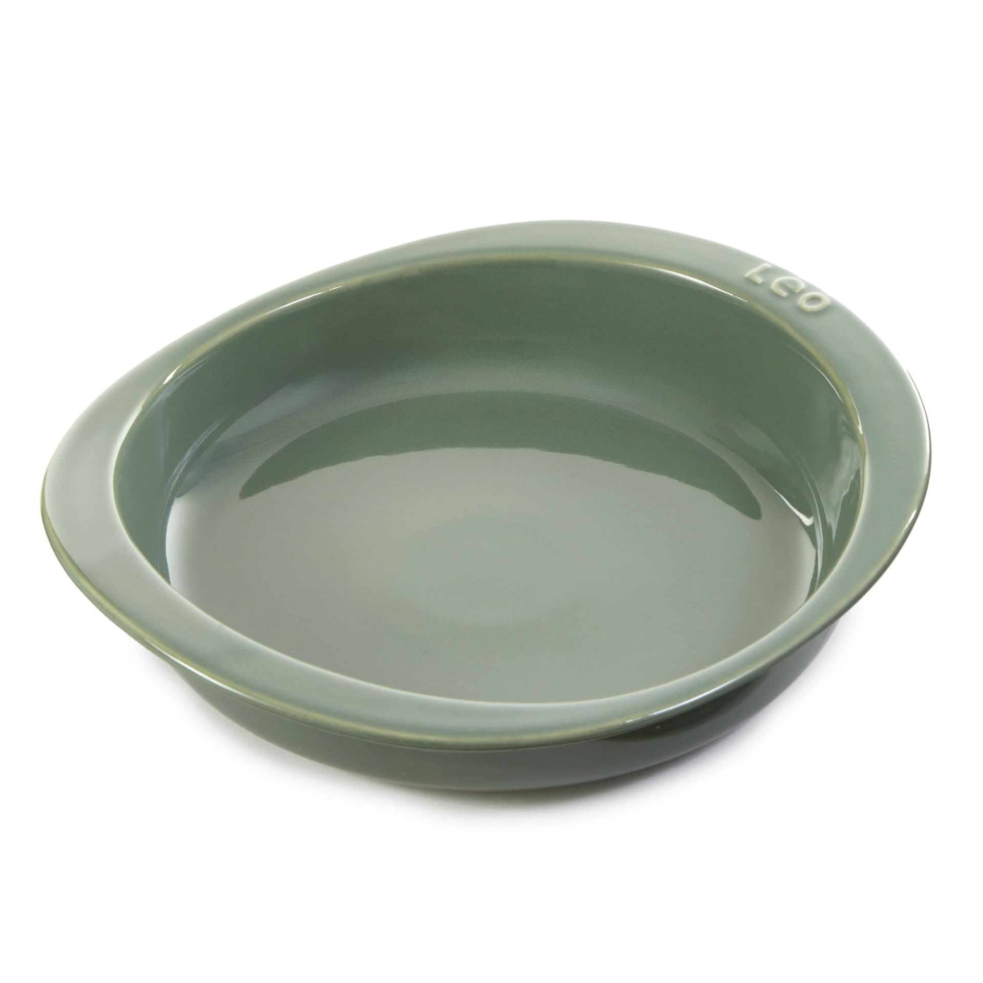 Leo Balance Stoneware Baking Dish 9.6", 1.27qt., Sage