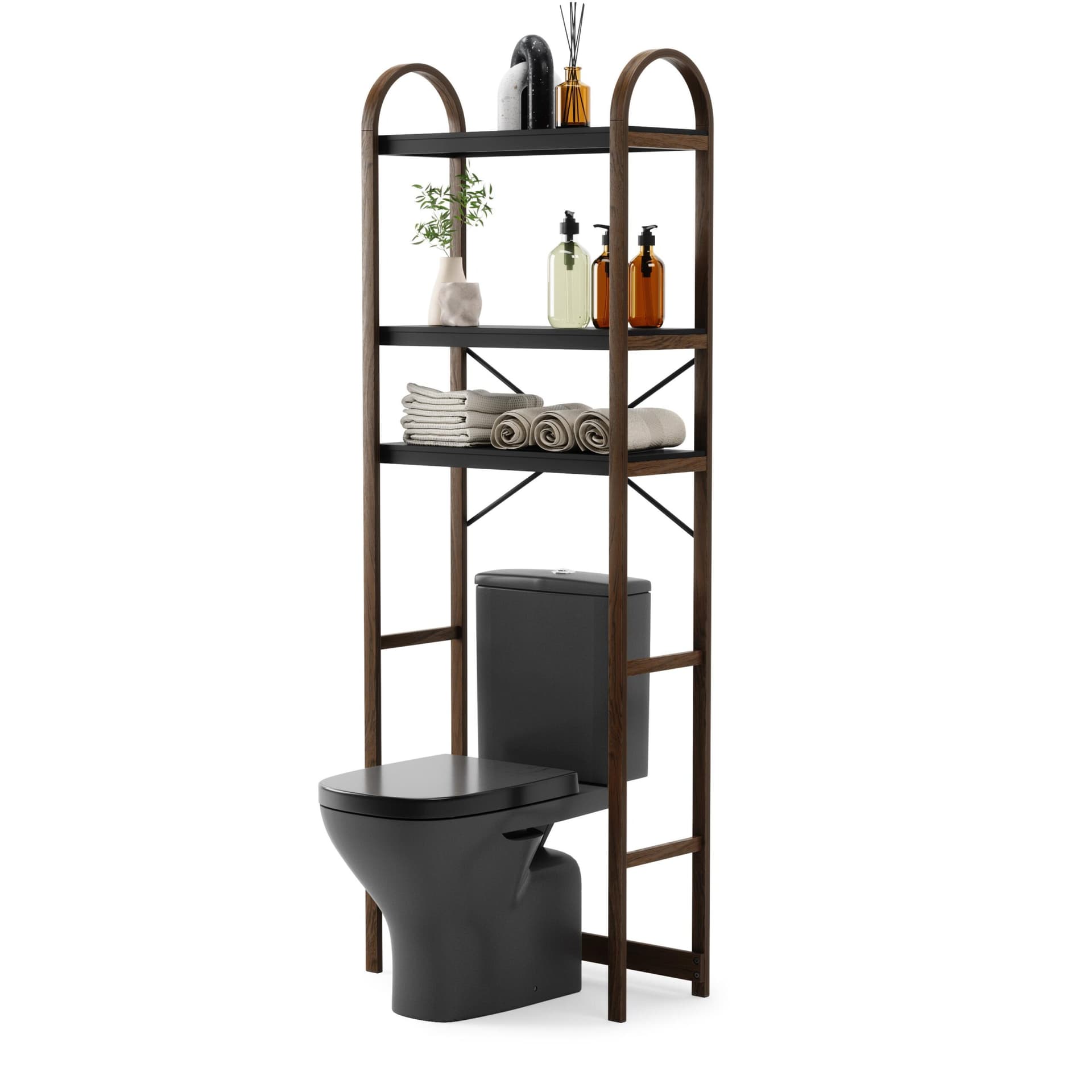 Bellwood Over the Toilet Shelf Wht/Natural
