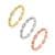Triple Link Trio Color Ring Set Size 7