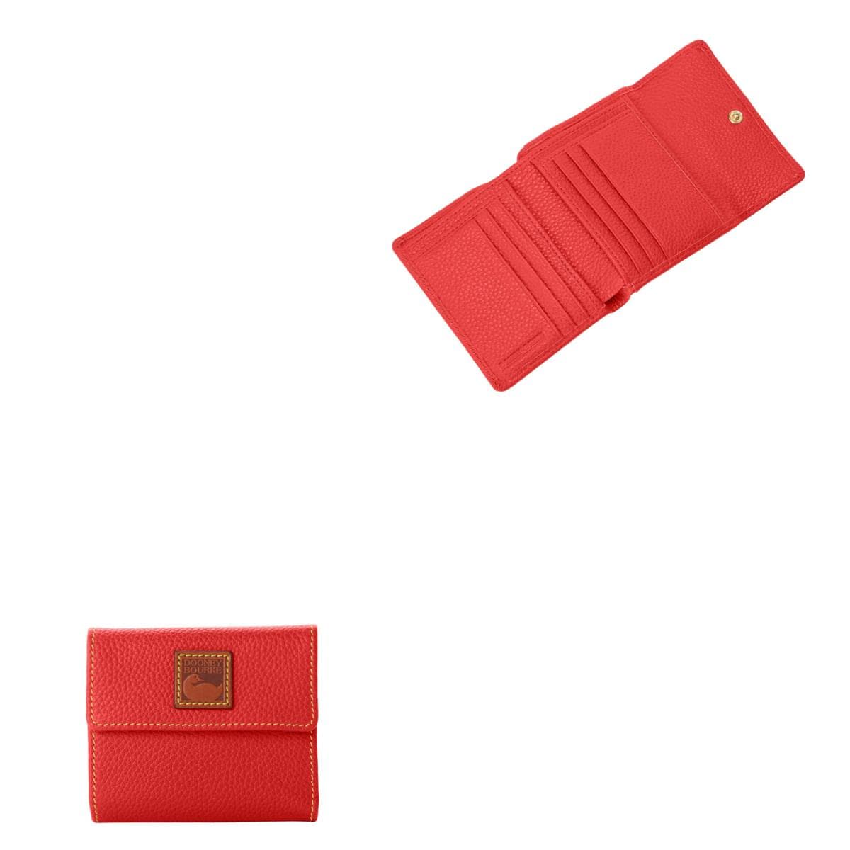 Pebble Grain Small Flap Wallet