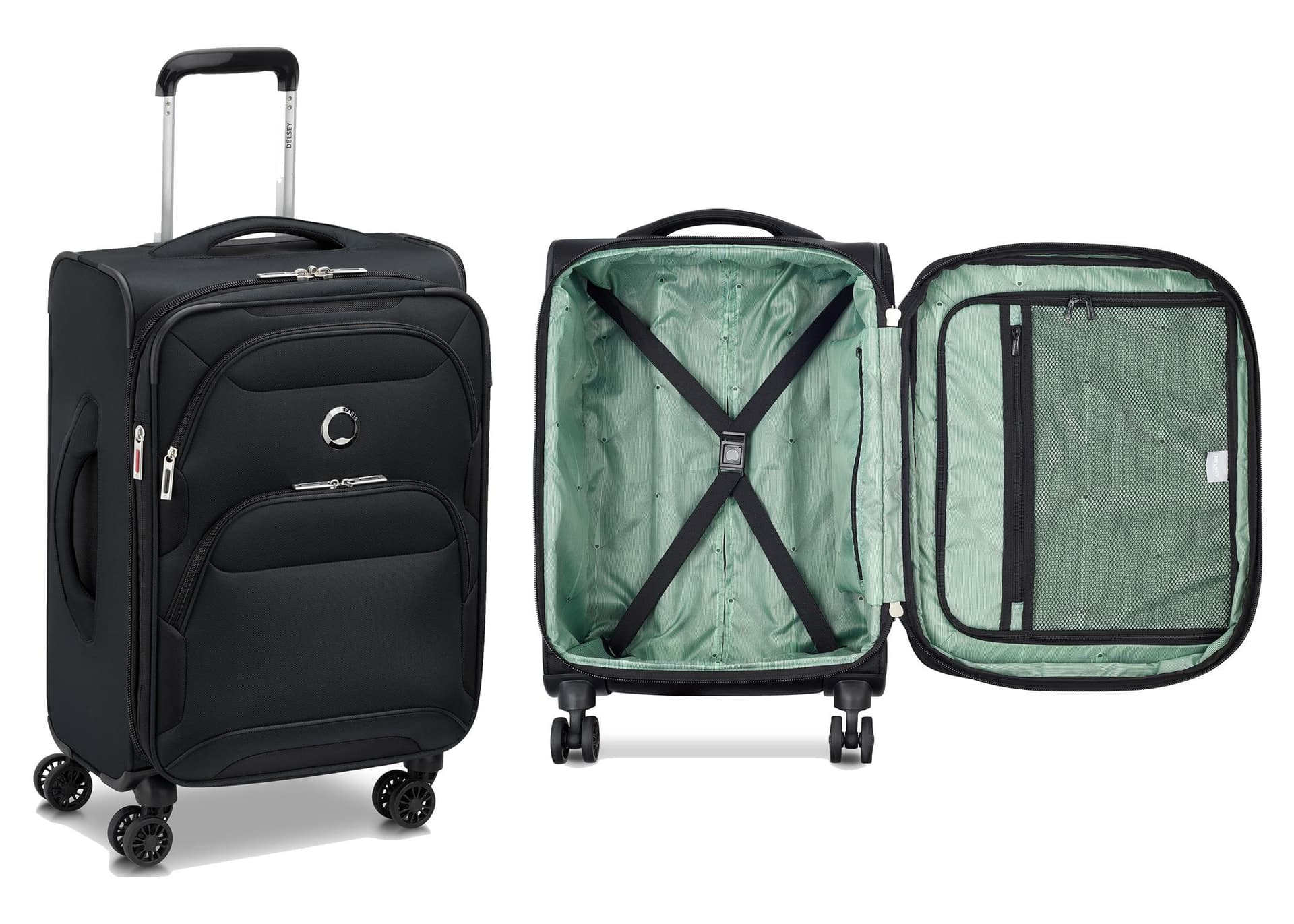 Sky Max 2.0 Softside Expandable Spinner Carry-On - Black
