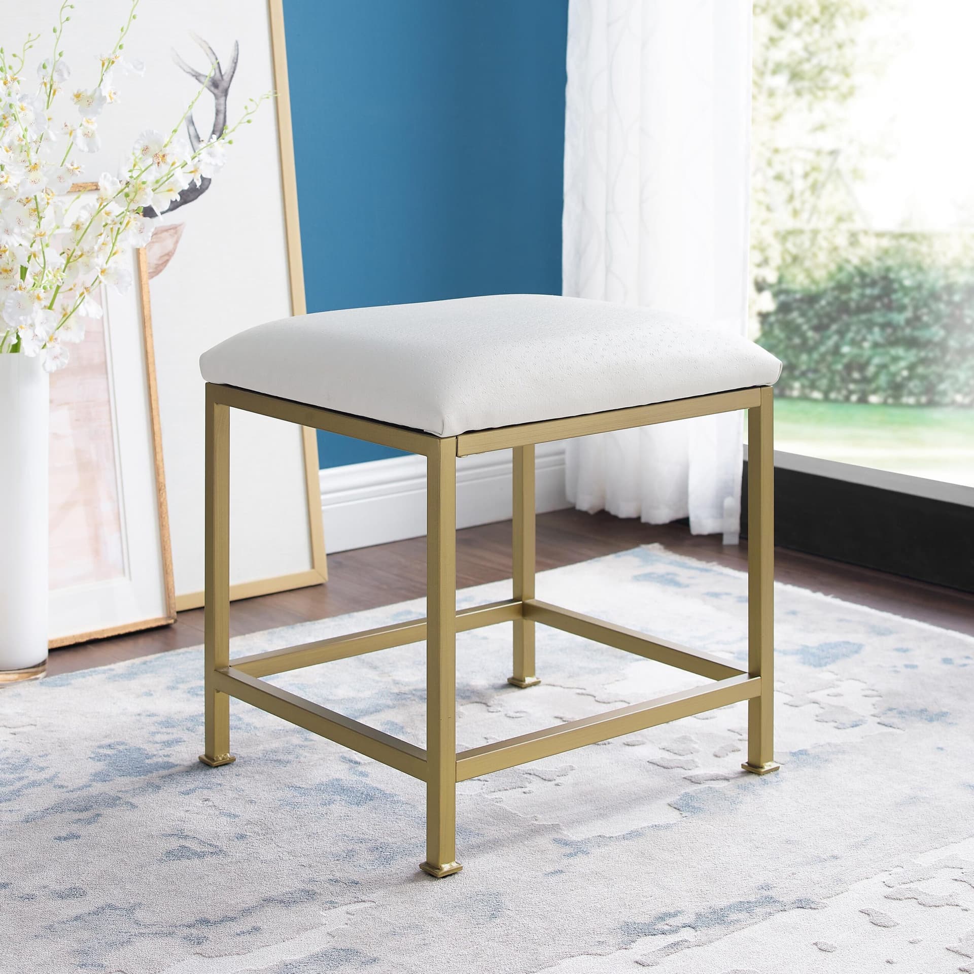 Aimee Makeup Vanity Stool