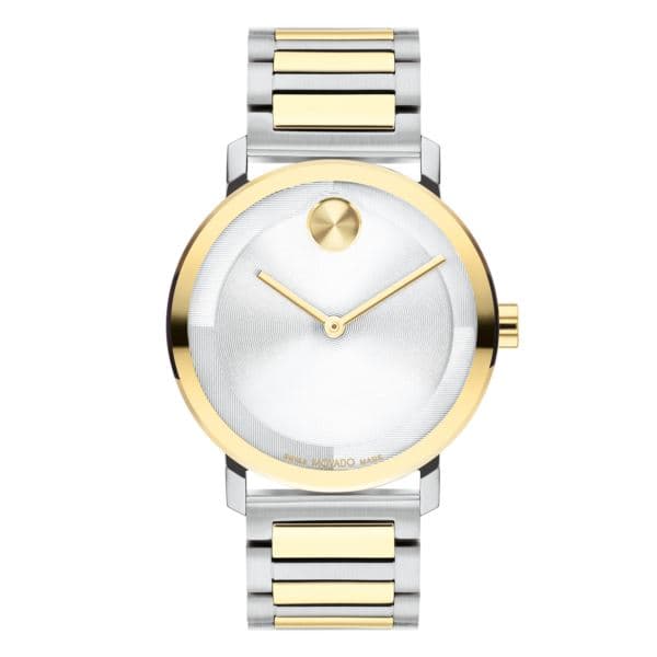 Men's Bold Evolution 2.0 Two-Tone Stainless Steel Watch Silver Dial