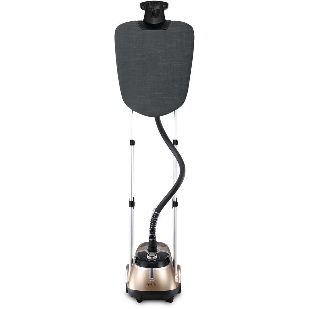 Professional Dual Bar Garment Steamer with Built-in Ironing Board and Four Steam Settings, 1500-Watt