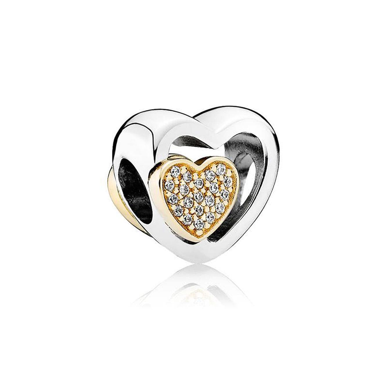 Joined Together Two Tone Charm