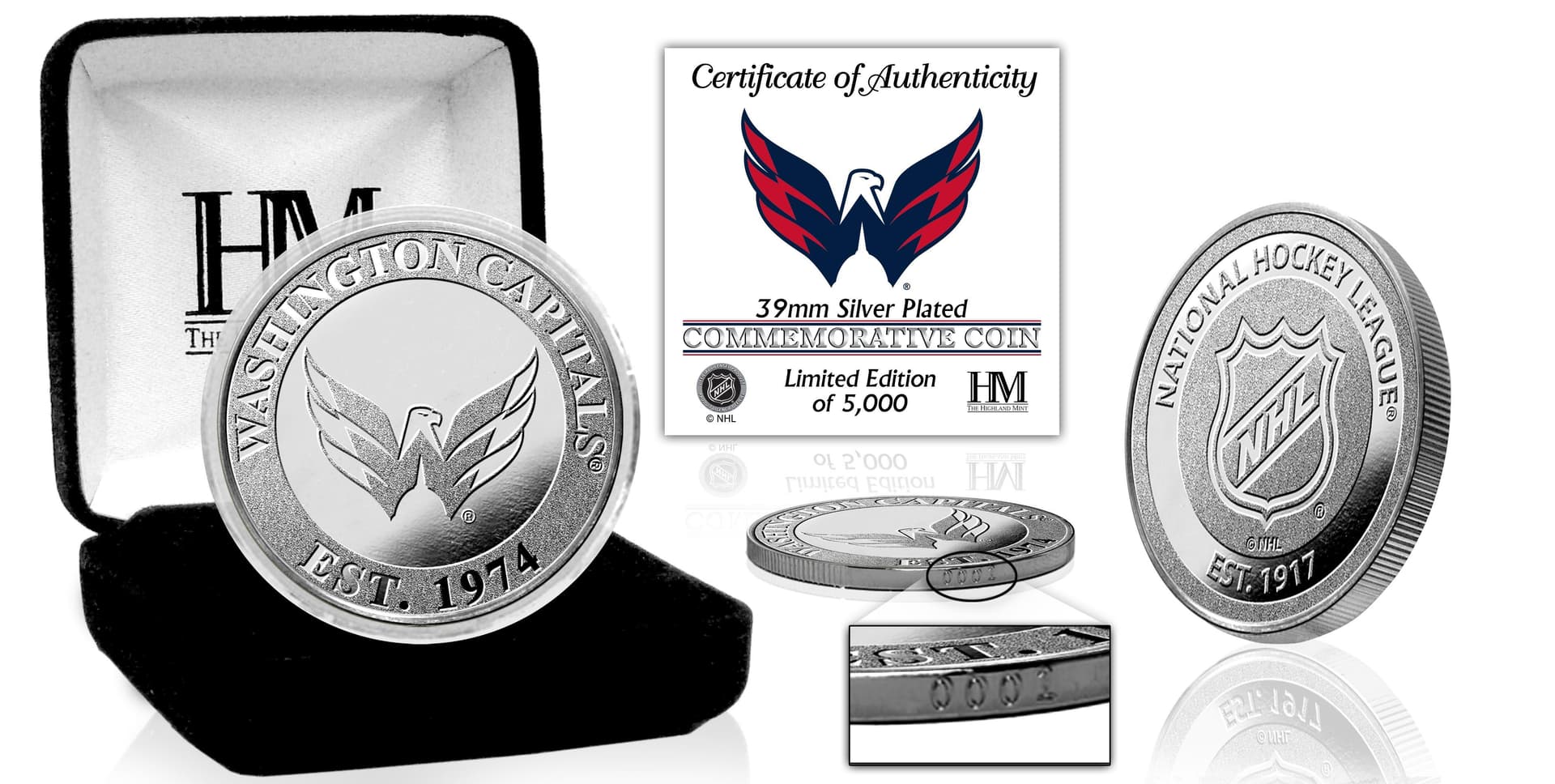 Washington Capitals Silver Coin