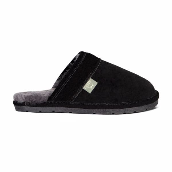 Men's Scuff Slip-On-Black-9-10