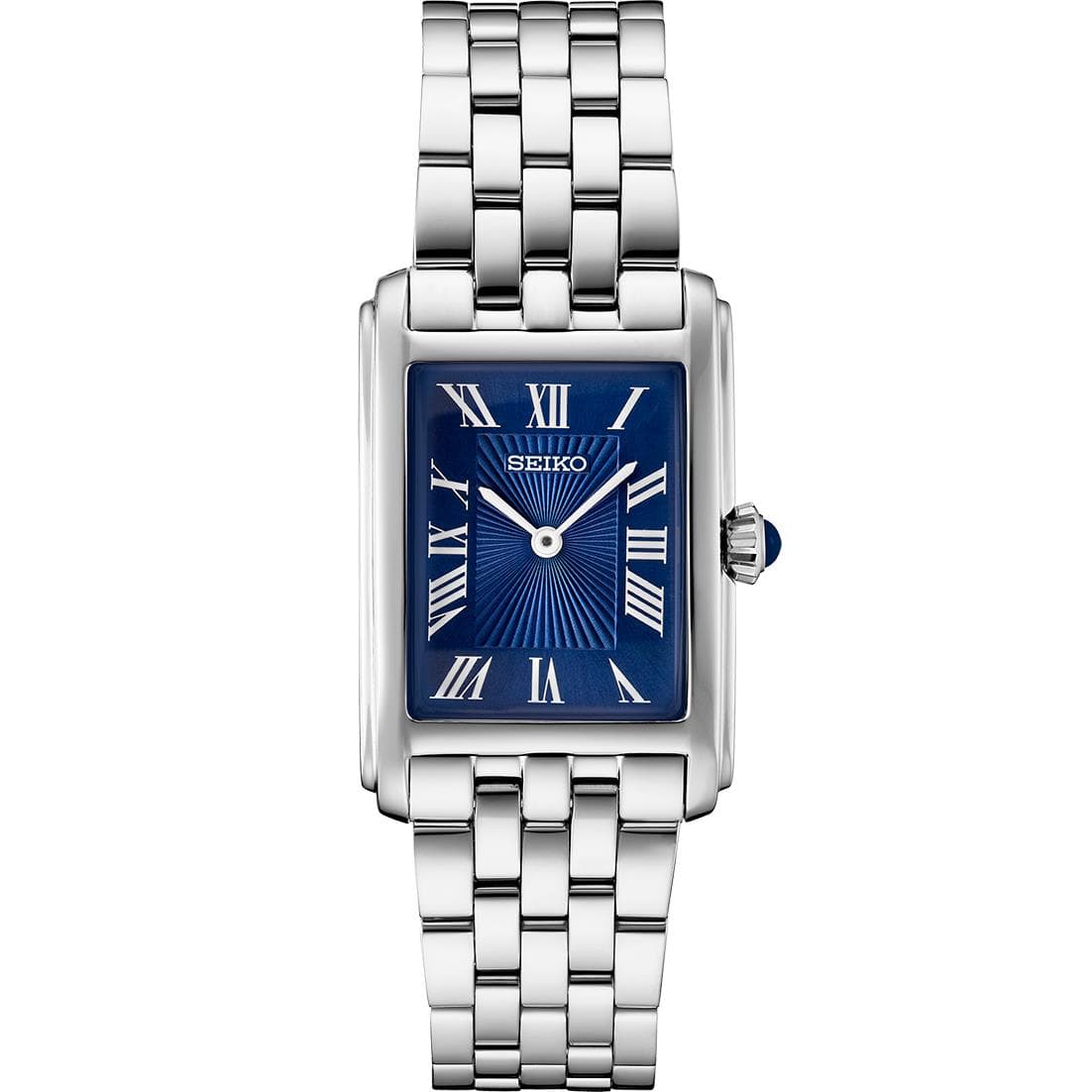 Essentials SS Quartz Blue Dial