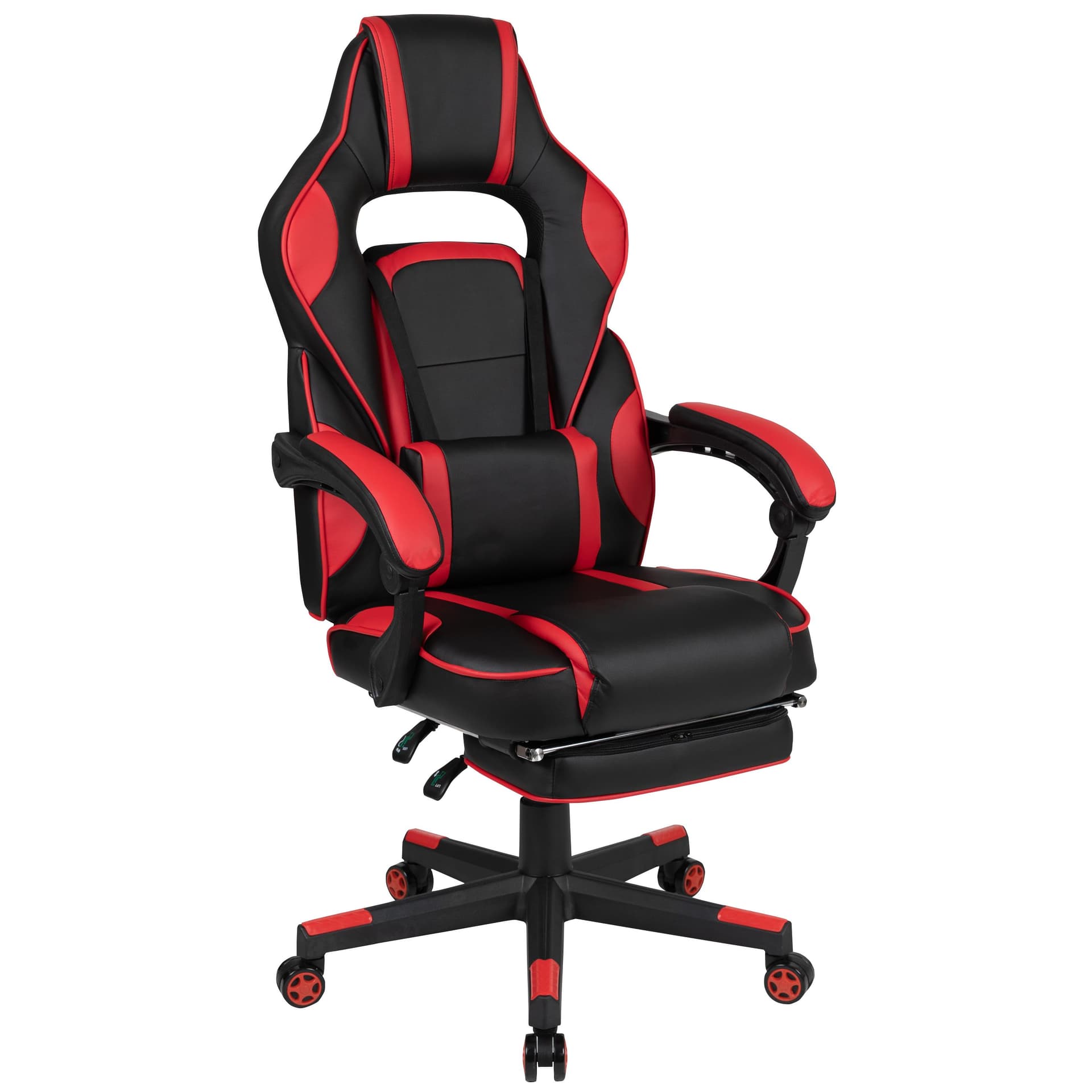 Black/Red X40 Series Reclining & Massaging Gaming Chair
