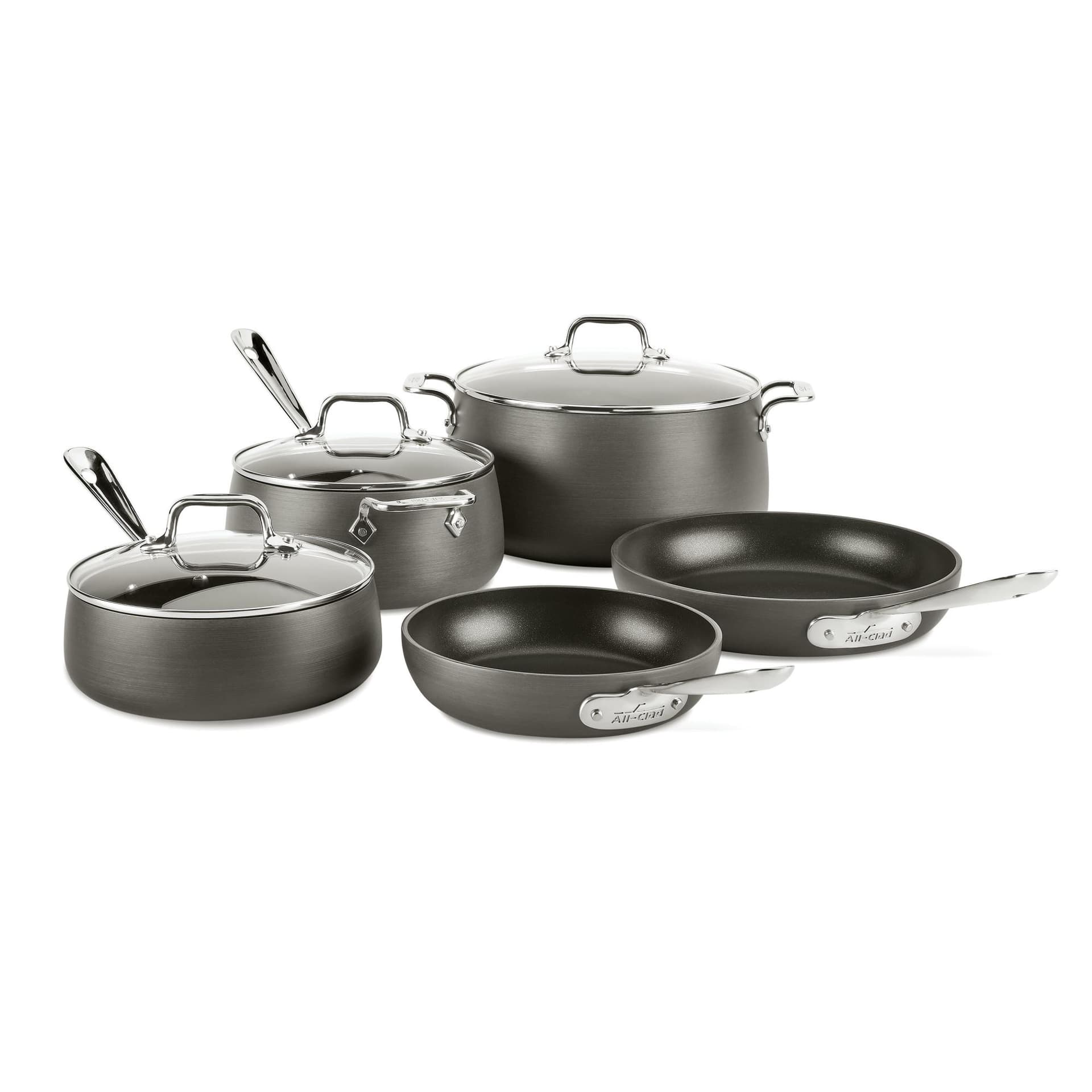 HA1 Non-Stick Hard Anodized 8-Piece Cookware Set