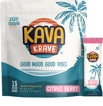 Citrus Berry Kava Powder Mix Drink - 15-Pack