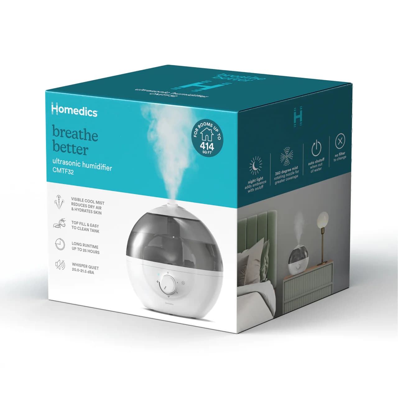 Top-Fill Ultrasonic Humidifier