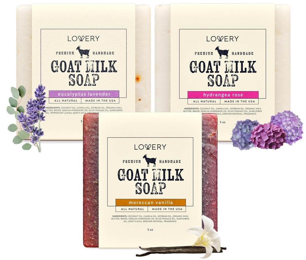 Goat Milk Soap Bar Size 3 Pieces