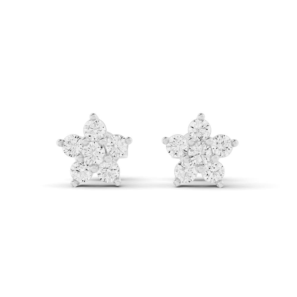 Star Lab Diamond Earrings Size 0.38 CTW