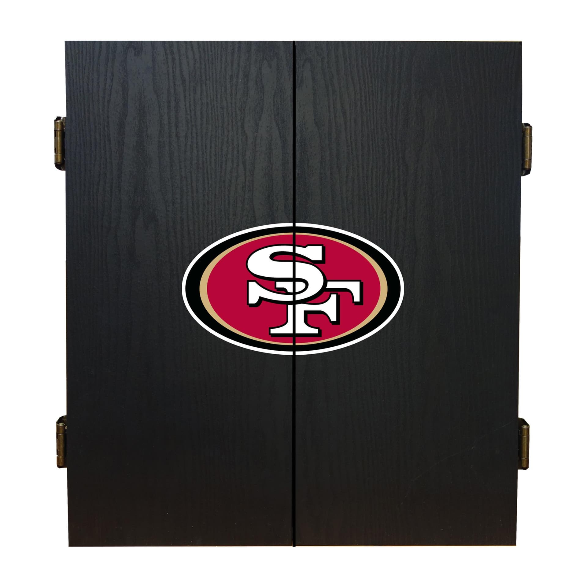 San Francisco 49ers Dartboard Cabinet Set